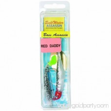 Bass Assassin Saltwater 4 Red Daddy Spinner Lure, 2-Count 563466592